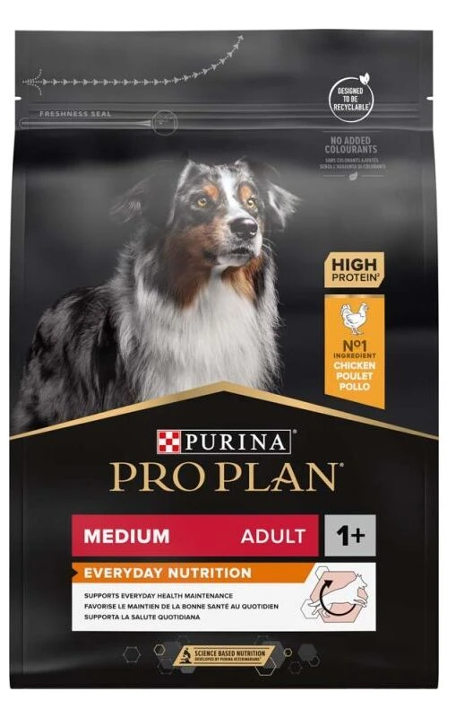 Pro Plan Everyday Nutrition Adult Medium - Hondenvoer - Kip - 3 kg Pro Plan Everyday Nutrition Adult Medium - Hondenvoer - Kip - 3 kg
